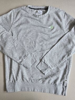 Project Earth Clothing Men's Pullover Grey Sweatshirt Medium Organic Cotton